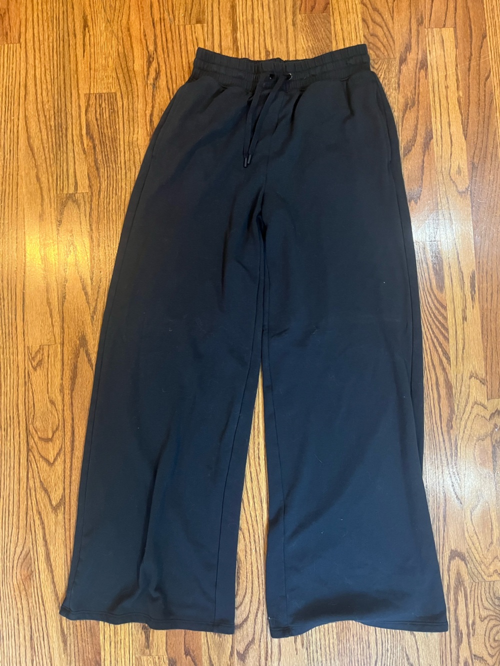 DSG Black Wide-Leg Drawstring Pants